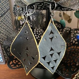 Handmade Leather Earrings